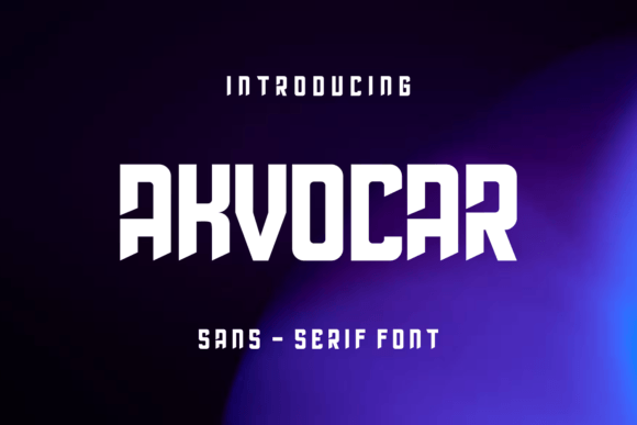 Akvocar: A Modern Sans Serif for Real-World Design