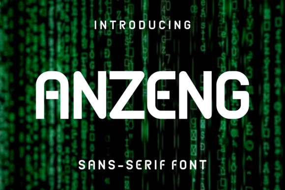 Anzeng: A Modern Font for Business Success