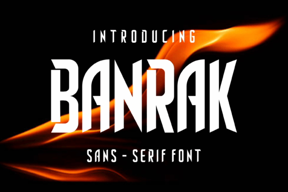 Banrak: A Futuristic Font for Modern Campaigns