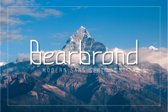 Bearbrond: A Modern Typeface for Real-World Design
