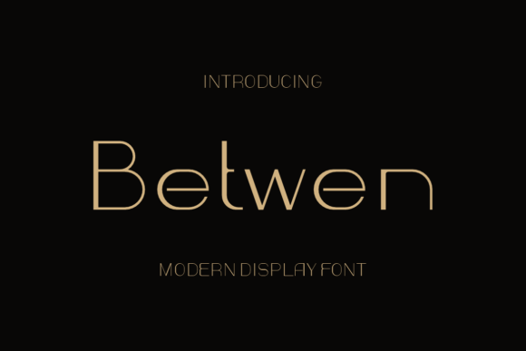 Betwen: A Modern Sans Serif for Web Design