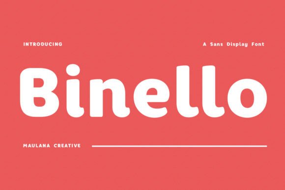 Binello: A Modern Sans Serif for Editorial Design