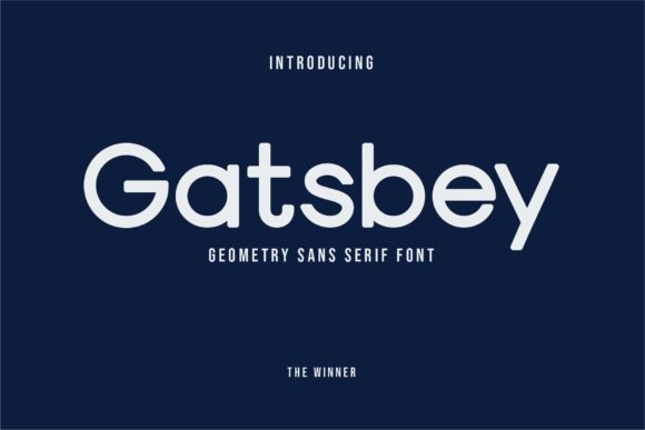 Gatsbey Font: A Simple Typeface for Creative Makers