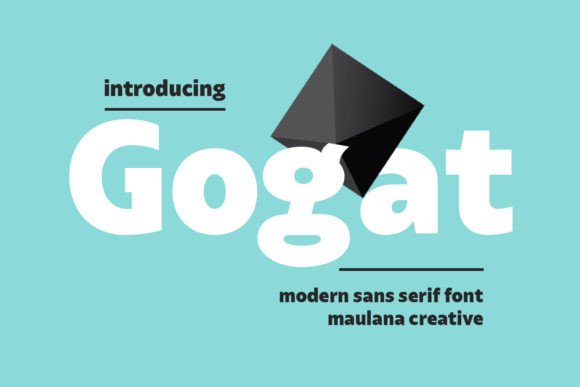 Gogat: A Fun Sans Serif for Creative Projects