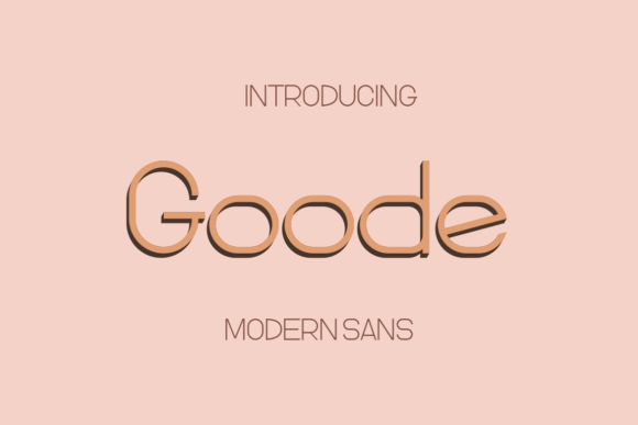 Goode: A Modern Sans Serif for Editorial Design