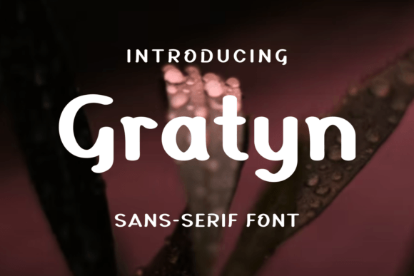 Gratyn: A Creative Font for Makers