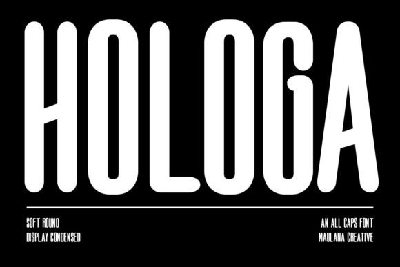 Hologa: A Bold Typographic Statement