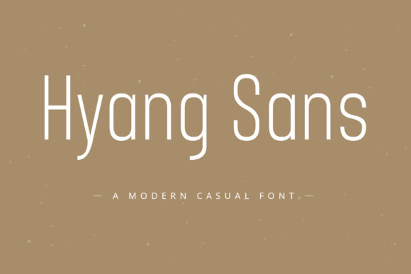 Hyang Font: The Clean Choice for Clear Campaigns