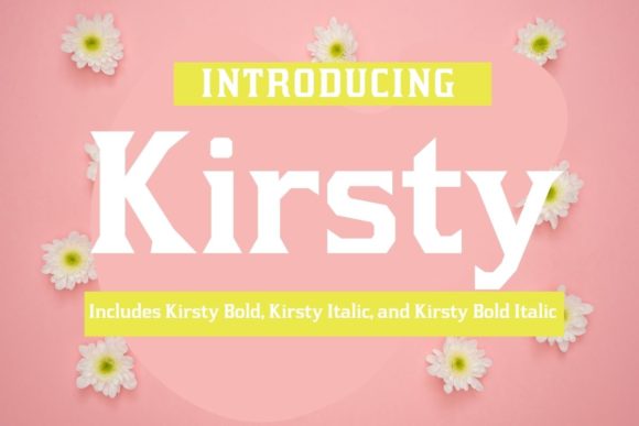 Kirsty: A Bold Typeface for Digital Marketing