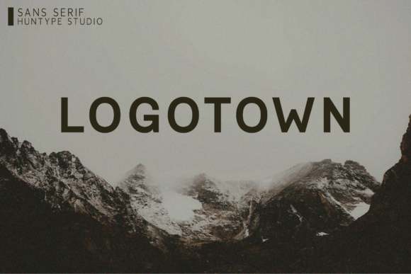 Logotown: A Bold Sans Serif for Editorial Design