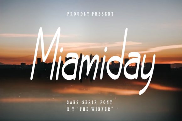 Miamiday: A Modern Sans Serif for Elegant Design