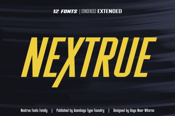 Nextrue: A Modern Sans Serif Font