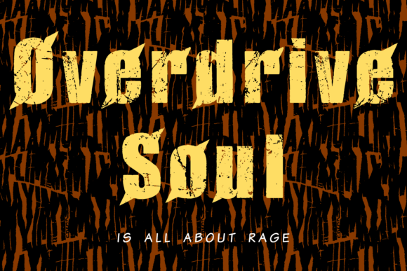 Overdrive Soul: A Bold Font for Your Brand