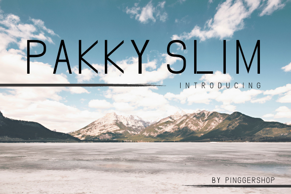 Pakky Slim: A Modern Font for Web Design