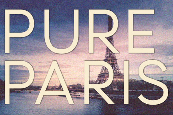 Pure Paris: A Stylish Sans Serif