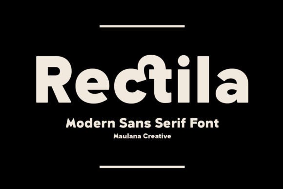 Rectila: A Modern Sans Serif for Web Design