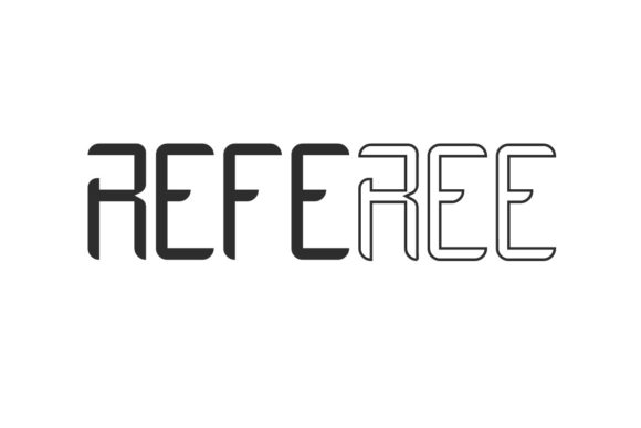 Referee Font: Modern Sans Serif for Craft Projects