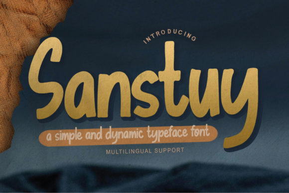 Sanstuy: A Dynamic Font for Creative Projects