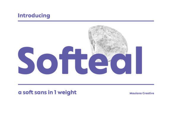 Softeal: A Modern Font for Creative Makers