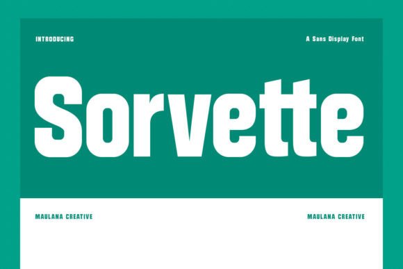 Sorvette Font for Business