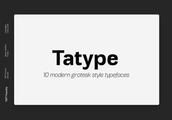 Tatype: A Minimalist Font That Elevates Campaign Design