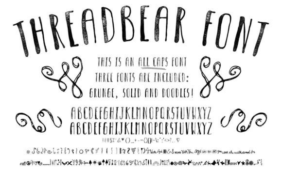 Threadbear: A Whimsical Sans Serif